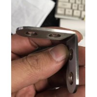 304不锈钢L型不锈钢角码加工