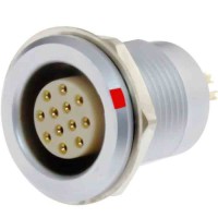 沿溪连接器12芯母座航空接插件信号传输采集器工业设备连接口