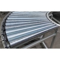 流水线双链轮锥形滚筒加工