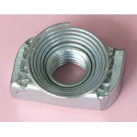 平弹簧螺母加工