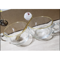 描金早餐杯加工