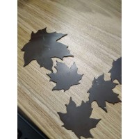 树叶形铁片加工