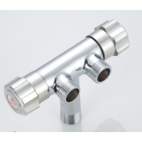 一进二出三通角阀加工