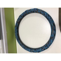 水转印花在硅胶方向盘上