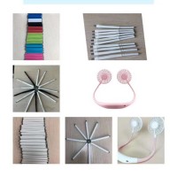 挂脖子风扇套料加工