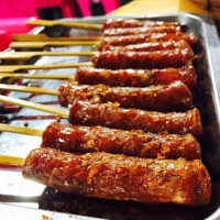 网红小吃老长沙大香肠货源地道肠货源