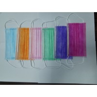 厂家直销优惠一次性彩色口罩