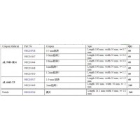 铝合金和镍片加工