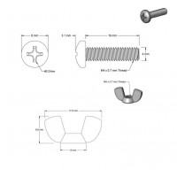 蝶形螺丝螺母加工