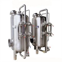 灵宝鸿谦高精过滤水垢软化水质工业水锰砂过滤器污水过滤型号齐全
