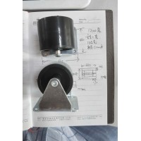 PP塑料直线脚轮加工