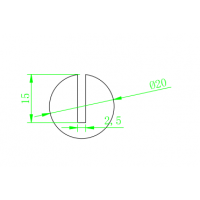 橡胶木圆木手柄加工