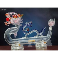 湖南龙瓶加工企业|宏艺玻璃制品厂价供应空心造型酒瓶