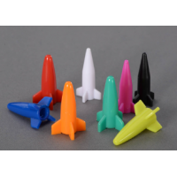 火箭形状塑料棋子加工