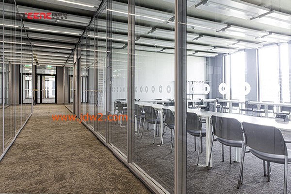 办公室明框双层玻璃隔断