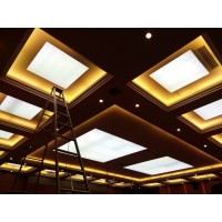 软膜天花加工制作，安装。