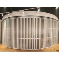 商业场所水晶折叠门,服装店、珠宝店采用折叠水晶门河北生产厂家