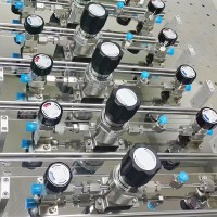 不锈钢316L自动/半自动切换装置不间断供气汇流排