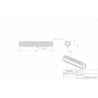 大号通孔螺杆加工