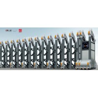 河北任丘柏创电动伸缩门，遥控伸缩门，自动伸缩门