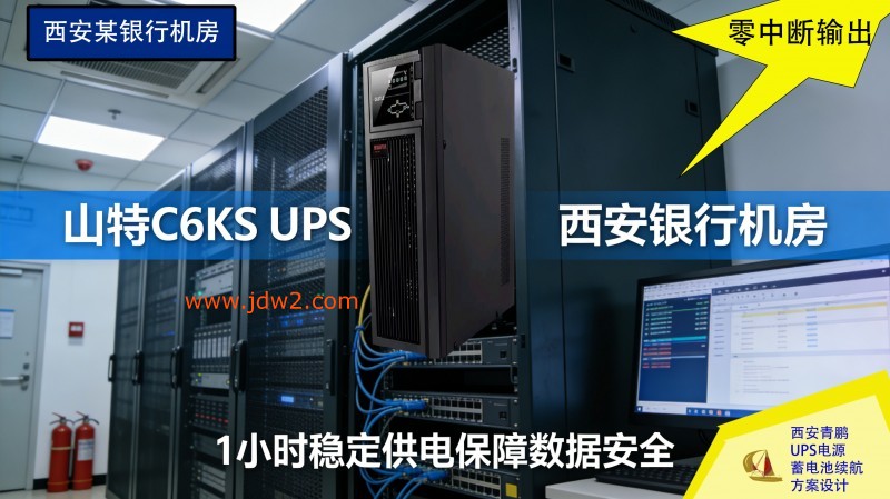 25.山特 C6KS UPS 银行设备 1 小时供电5