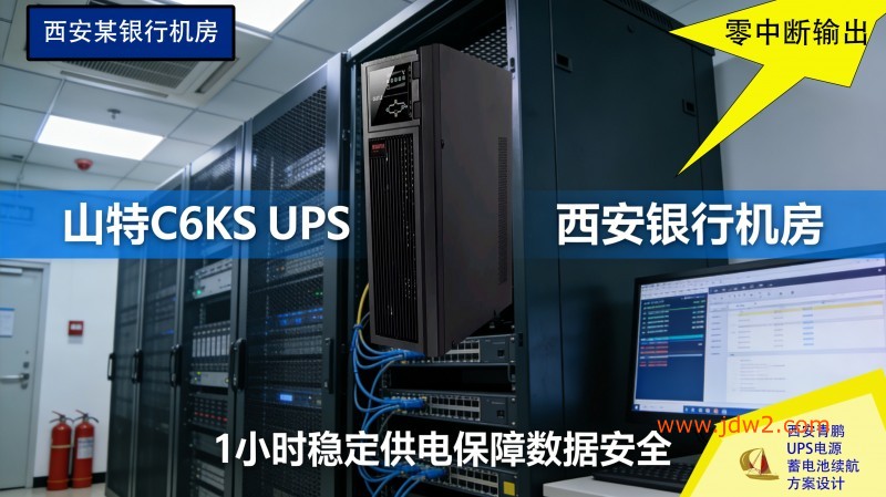 25.山特 C6KS UPS 银行设备 1 小时供电5
