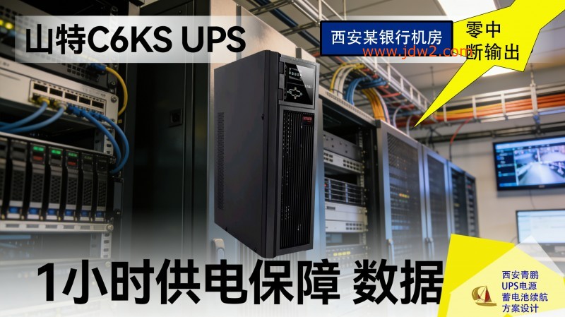 25.山特 C6KS UPS 银行设备 1 小时供电6