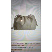 采购双边束口纯色帆布袋