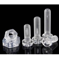 PC亚克力透明螺丝加工