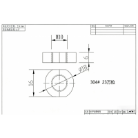 M10平面钢螺母加工