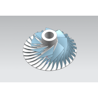 离芯叶轮五轴加工