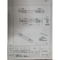 挡币杆连接板CNC加工