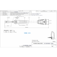 欧规电源线加工