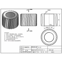 蜗轮加工