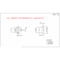 小锥型开槽螺母加工