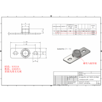 焊接螺母底板加工